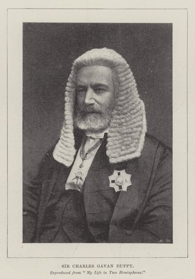 Sir Charles Gavan Duffy by English Photographer