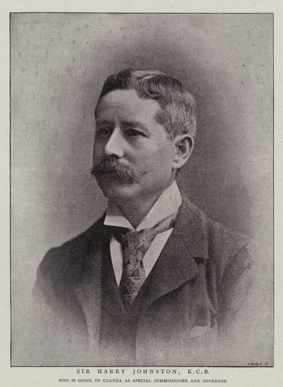 Sir Harry Johnston, KCB by English Photographer