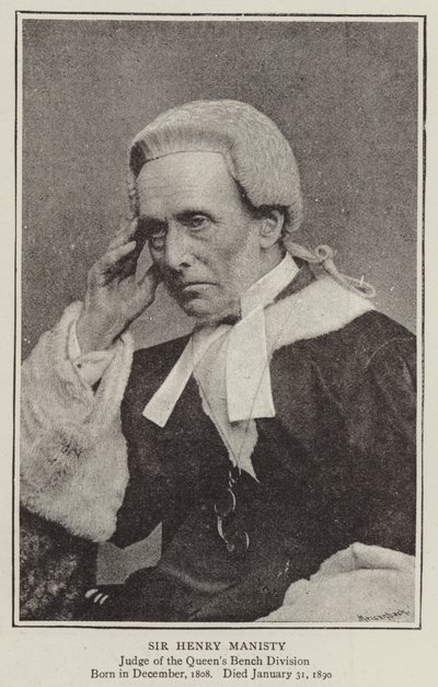 Sir Henry Manisty by English Photographer