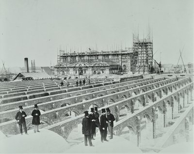 Southern Outfall Sewer, Crossness: building operations by English Photographer