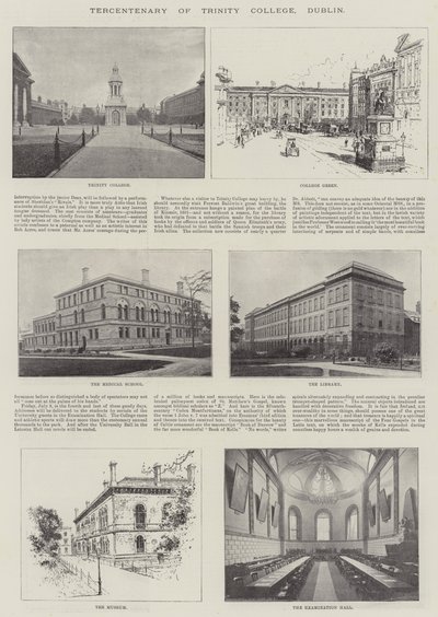 Tercentenary of Trinity College, Dublin by English Photographer