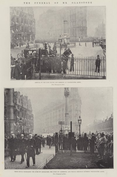 The Funeral of Mr Gladstone by English Photographer