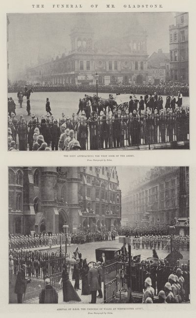 The Funeral of Mr Gladstone by English Photographer