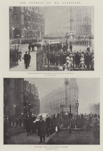 The Funeral of Mr Gladstone by English Photographer