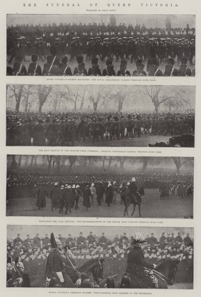 The Funeral of Queen Victoria by English Photographer