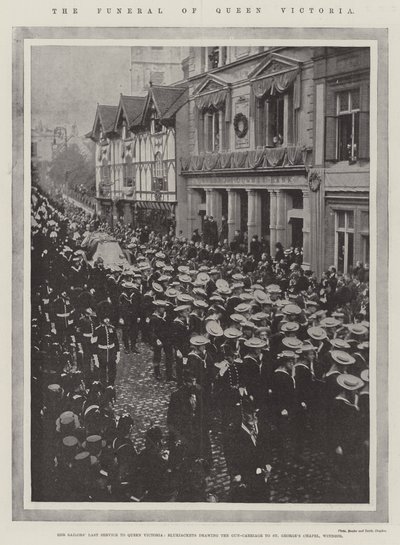 The Funeral of Queen Victoria by English Photographer