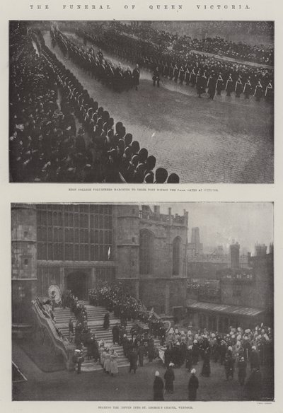 The Funeral of Queen Victoria by English Photographer