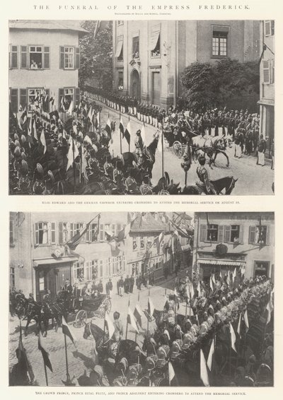 The Funeral of the Empress Frederick by English Photographer