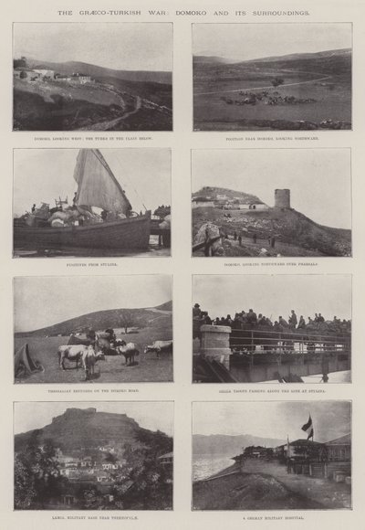 The Graeco-Turkish War, Domoko and Its Surroundings by English Photographer