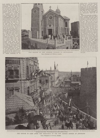 The Kaiser in the Holy Land by English Photographer