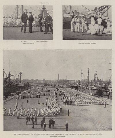 The Naval Manoeuvres at Portsmouth by English Photographer