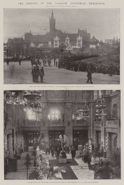 The Opening of the Glasgow Industrial Exhibition by English Photographer