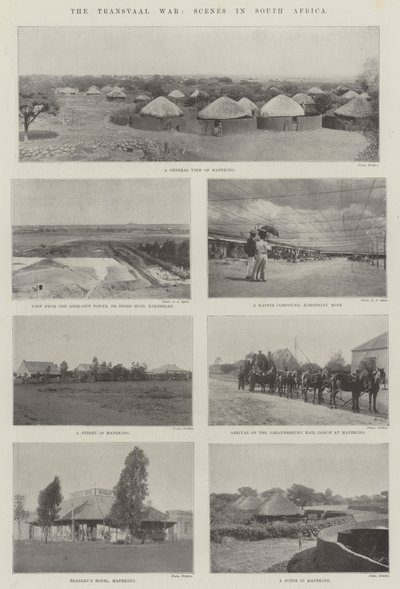 The Transvaal War, Scenes in South Africa by English Photographer