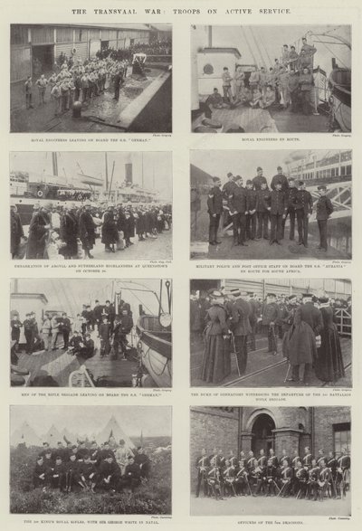 The Transvaal War, Troops on Active Service by English Photographer