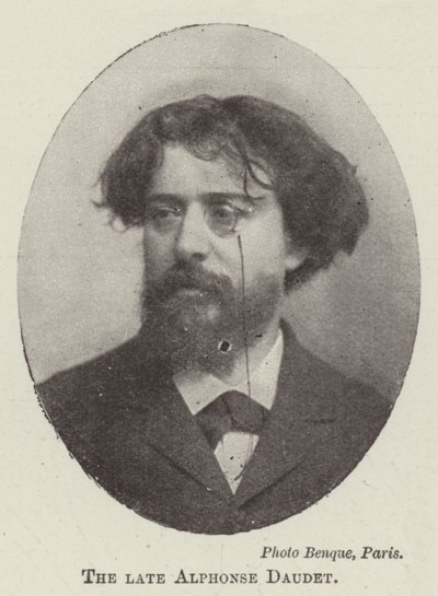 The Late Alphonse Daudet by English Photographer