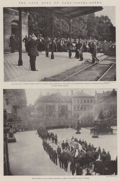 The Late Duke of Saxe-Coburg-Gotha by English Photographer