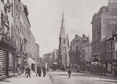 Westminster Bridge Road, with Christ Church by English Photographer