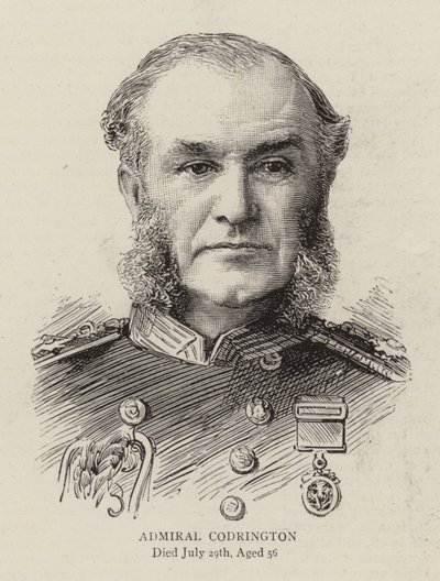 Admiral Codrington by English School