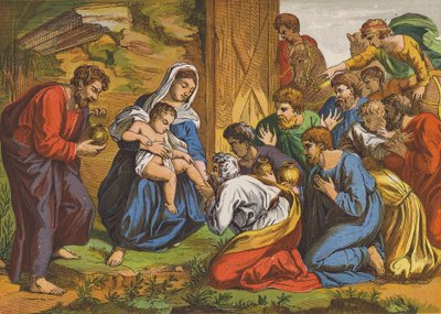 Adoration of the Magi by English School