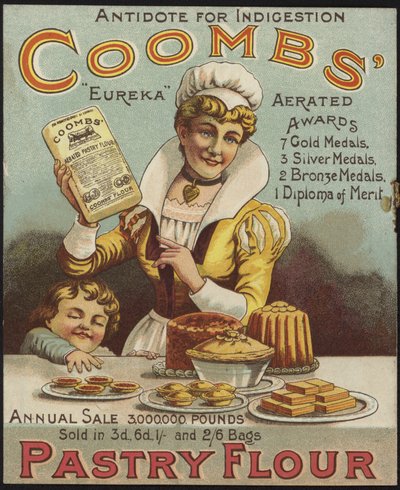 Advertisement for Coombs Pastry Flour by English School