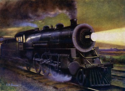 An American Train by English School