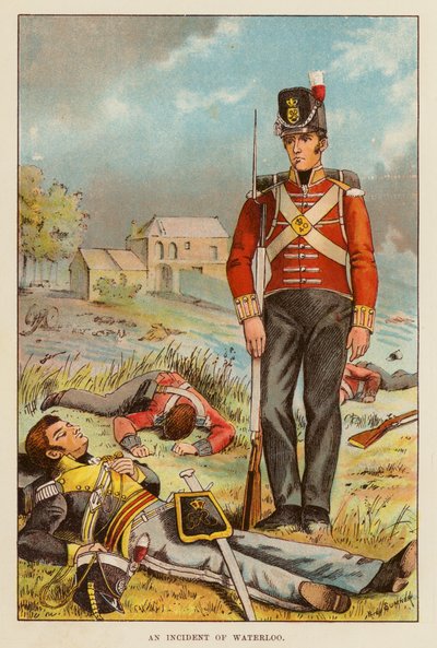 An Incident of Waterloo by English School