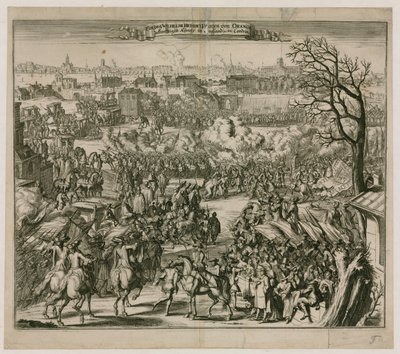 Arrival of William of Orange in London by English School