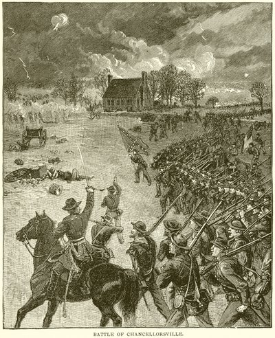 Battle of Chancellorsville by English School