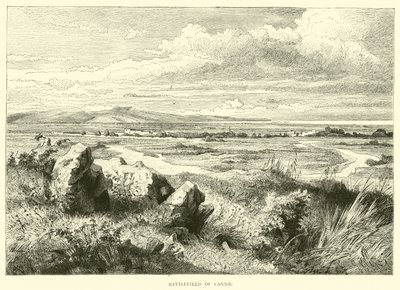 Battlefield of Cannae by English School