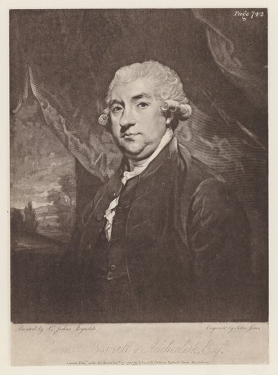 James Boswell by English School