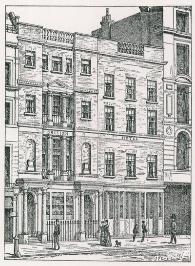 British Hotel, Cockspur Street, London by English School