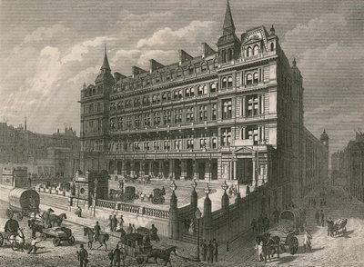 Cannon Street Railway Station by English School