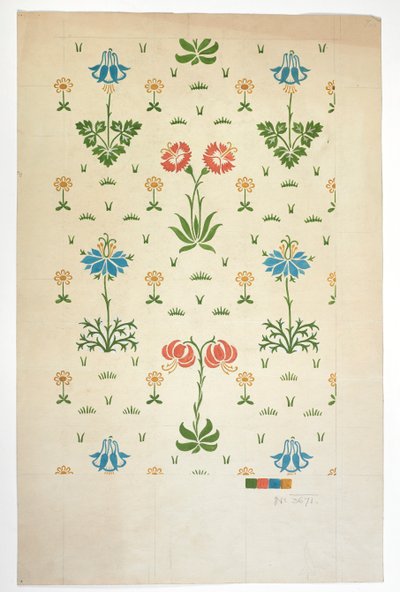 Carpet Design by English School
