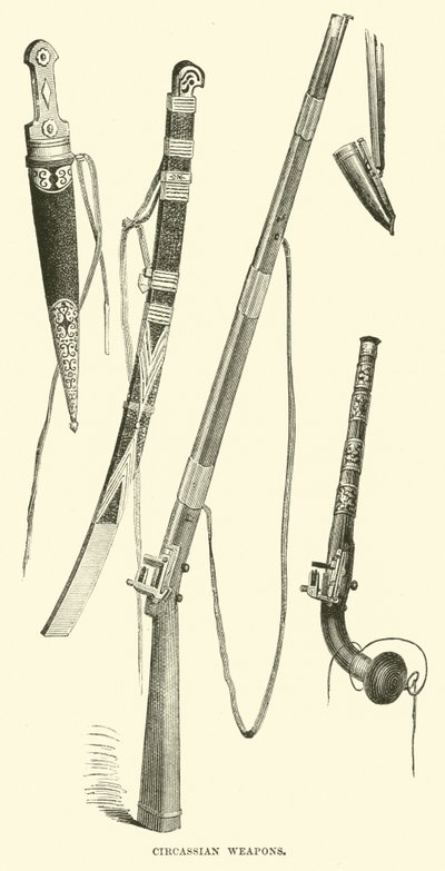 Circassian Weapons by English School