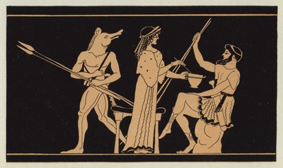 Circe offering the enchanted drink to Ulysses by English School