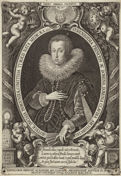 Claudia de Medici by English School