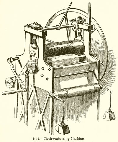 Cloth-Embossing Machine by English School