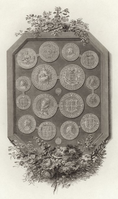 Coins of Queen Elizabeth I by English School