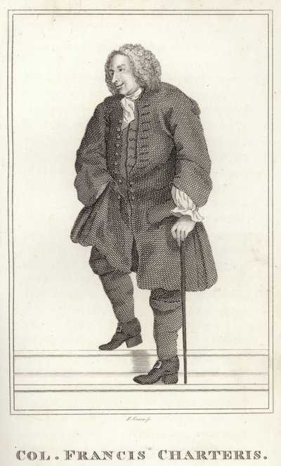 Col Francis Charteris by English School