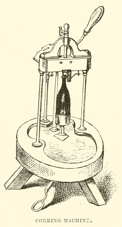 Corking Machine by English School