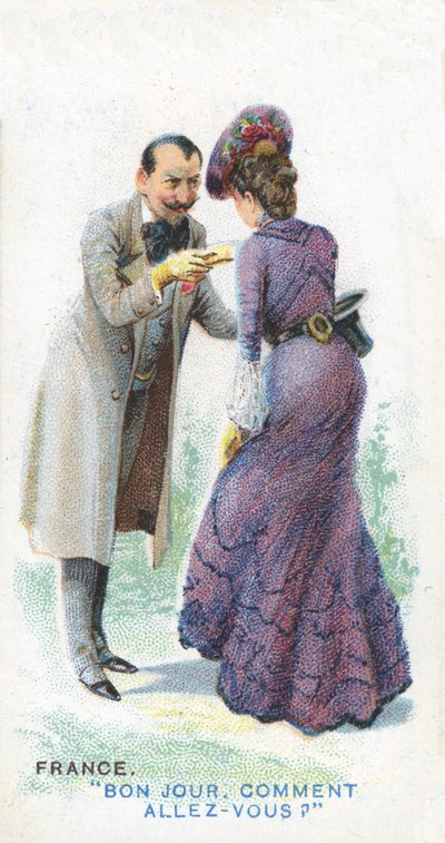 Customary Greeting in France by English School
