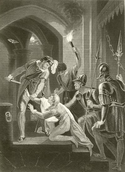 Death of Prince Arthur by English School