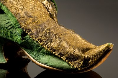 Detail of a shoe by English School