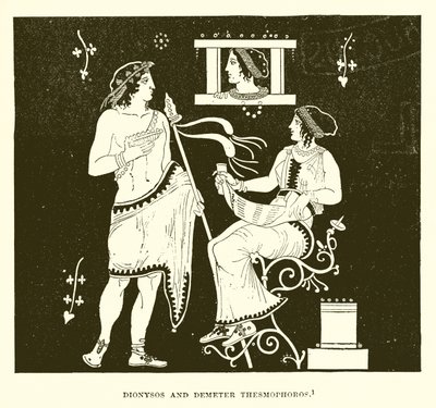 Dionysos and Demeter Thesmophoros by English School