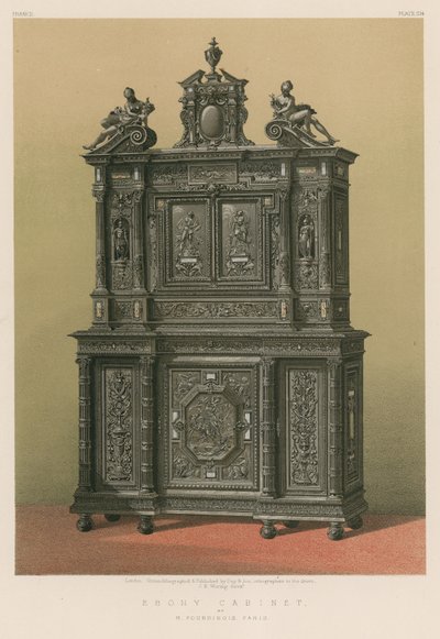 Ebony Cabinet by English School