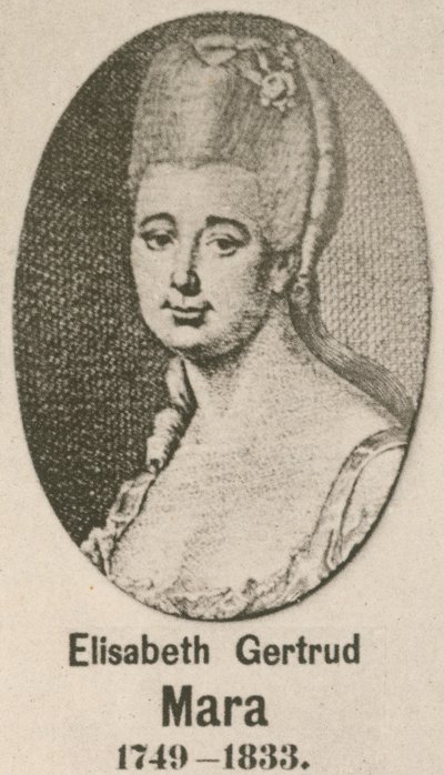 Elisabeth Gertrud Mara by English School