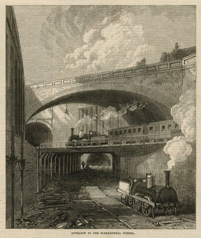 Entrance to the Clerkenwell Tunnel by English School