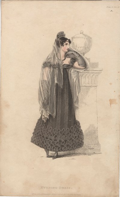 Evening dress by English School