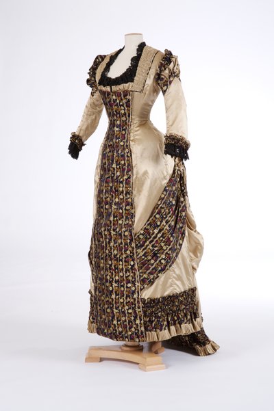 Evening dress, 1870s by English School
