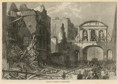 Forlorn Condition of Temple Bar by English School